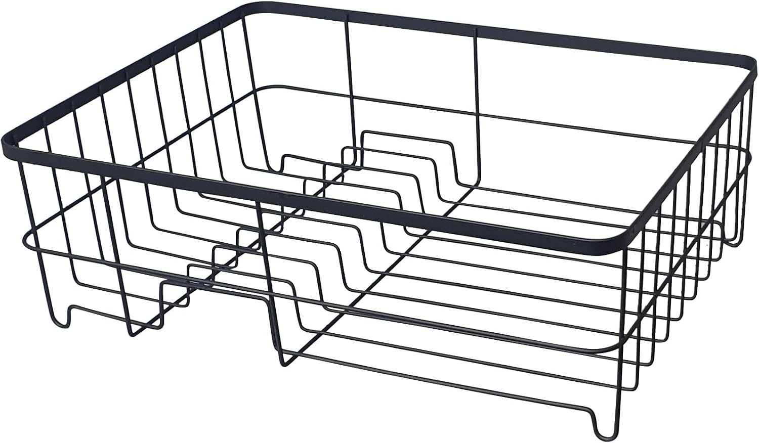 L.T. Williams Flat Wire Dish Drainer Rack, 41 Cm X 30.5 Cm Size, Black image number 2