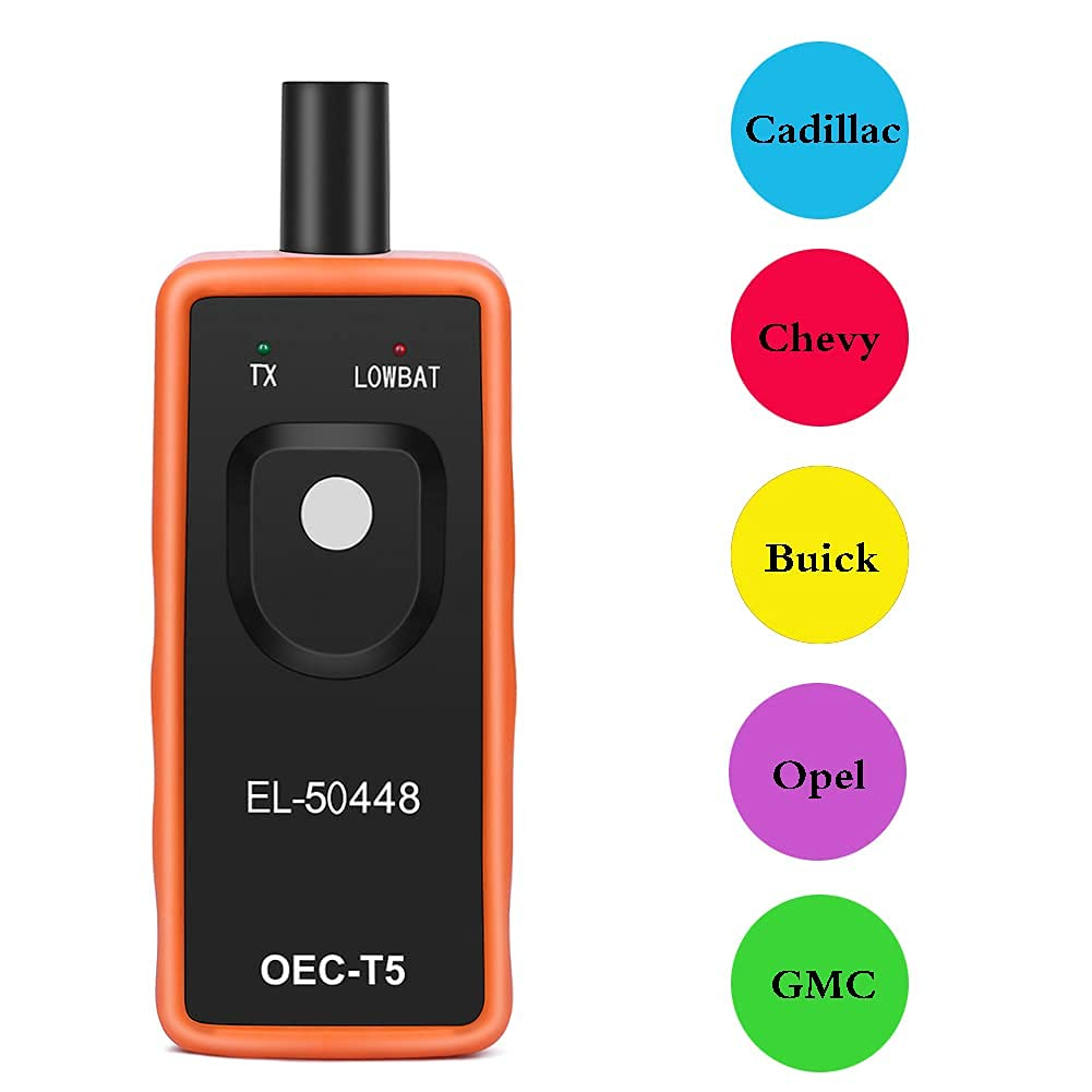 GM TPMS Relearn Tool - Auto Tire Pressure Monitor Sensor Activation Reset Tool, OEC-T5 for GM Series Vehicles 2006-2021 image number 4