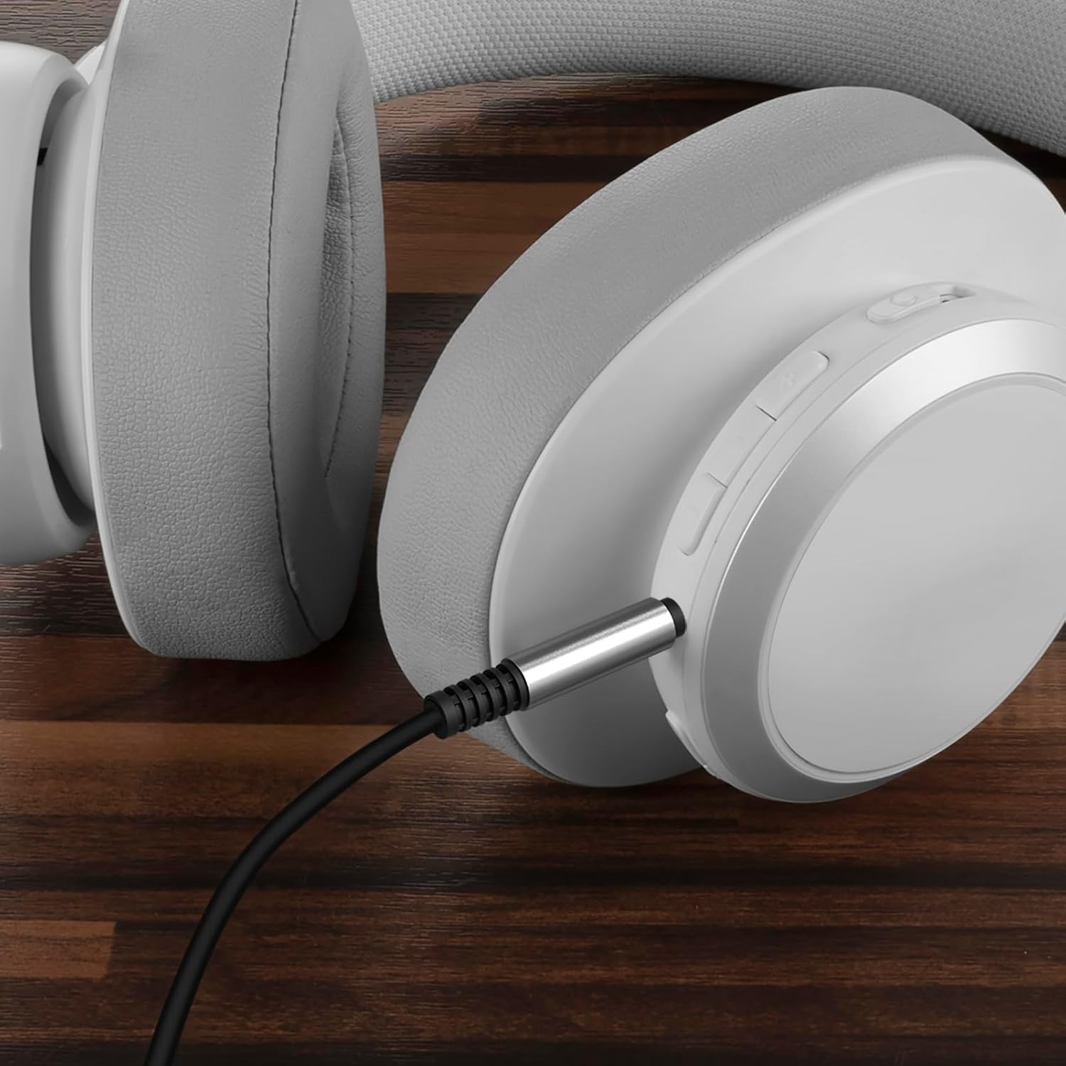 Geekria Audio Cable Compatible with JBL Tune 770NC 760NC 750BTNC 720BT 710BT 700BT 660NC, Live 500BT Headphones Cable, 2.5Mm to 3.5Mm Replacement Stereo Cord (5.6 Ft/1.7 M) image number 1