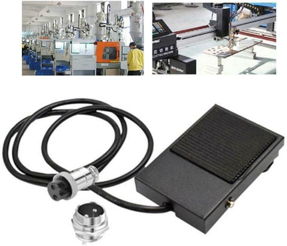 SPORTARC Welder Foot Pedal, Hand Metal Foot Pedal Switch, 3 Pin Plug, Spot Welding Tig Flashlight for TIG Welding Machines, Power Footplate Controllers image number 2