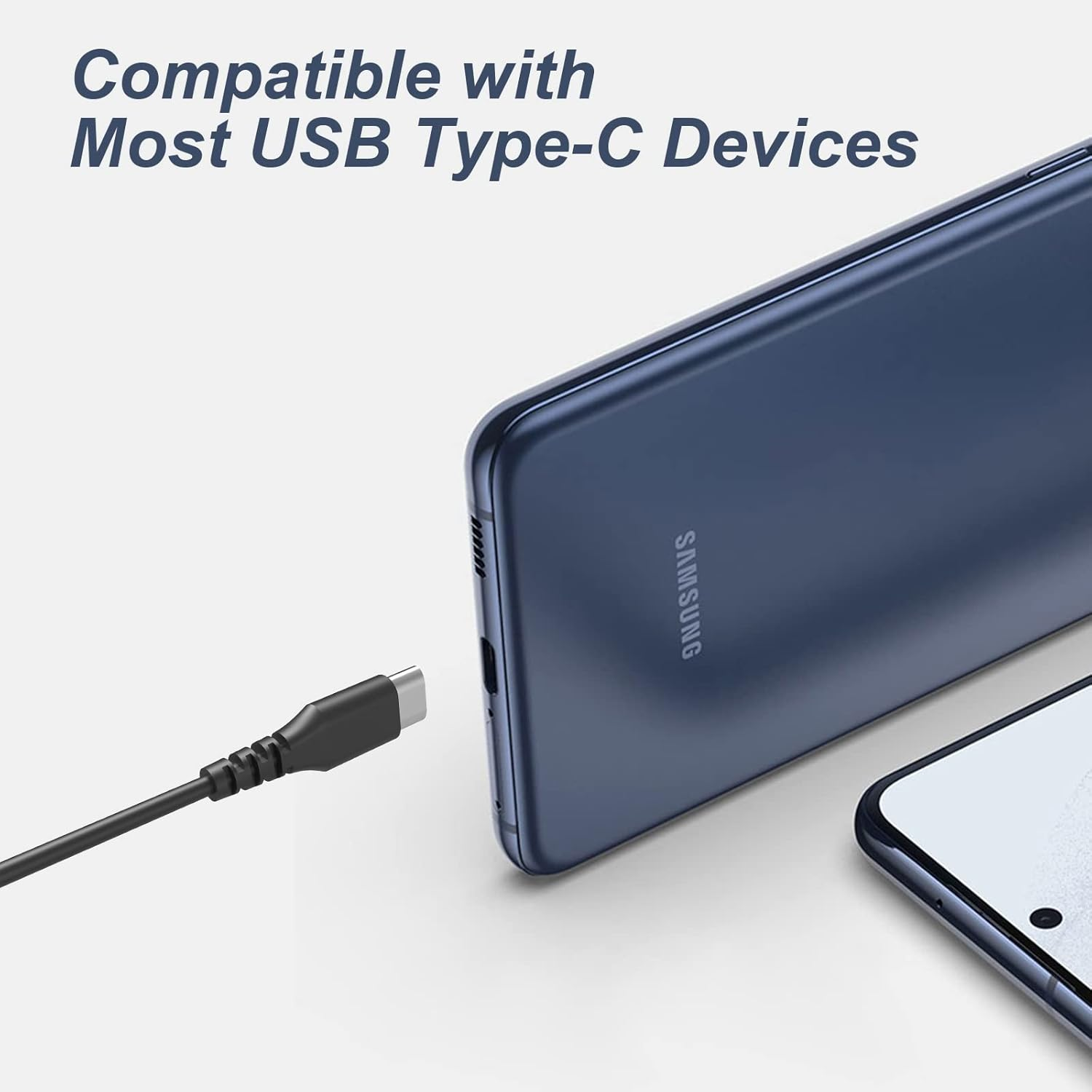 USB C Running Sports Earbud, Type C Headphones Wired over Ear in Ear Headsets Noise Isolation Waterproof Earbuds Enhanced Bass Stereo Earphones with Microphone and Remote for Running Jogging Gym (Red) image number 5