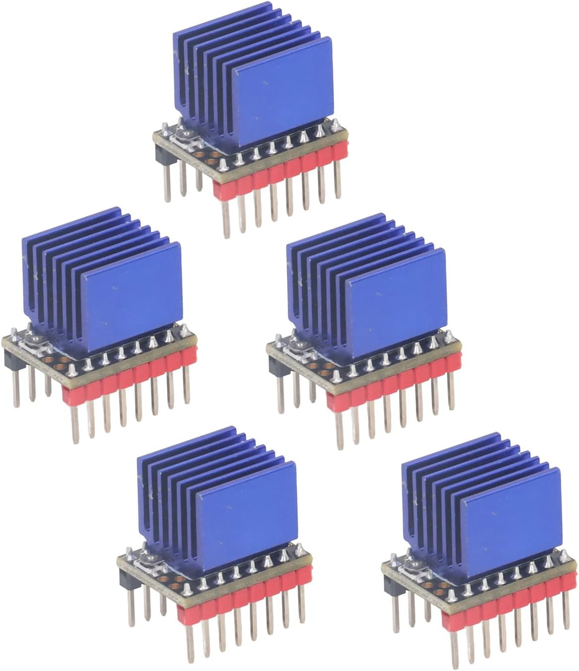 Stepper Motor Driver, TMC2209 V2.0 5 Sets Driver Module Ultra Quiet Stepper Motor Driver Module 2.5A Uart Nema17 Step Motor Driver Board Powerful 3D Printer Parts for TMC2208 image number 2