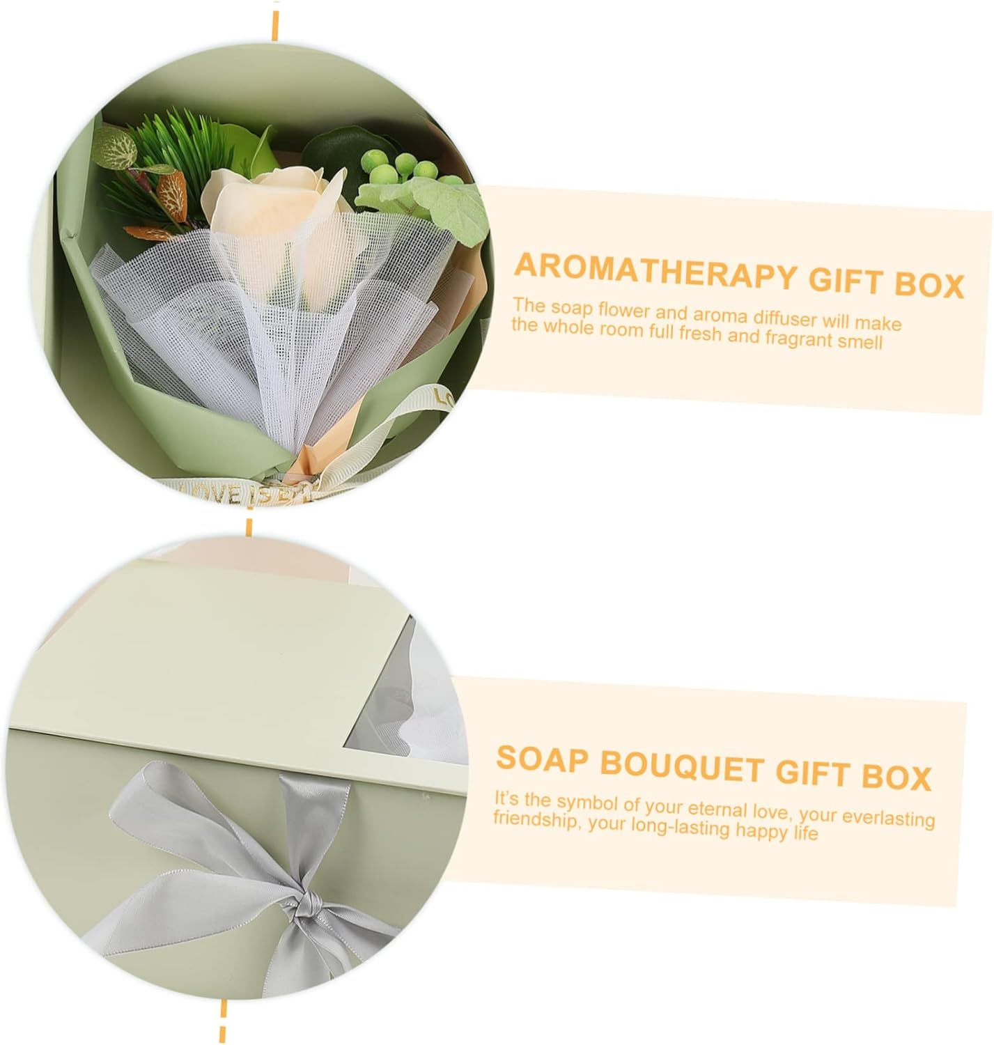 BELLIFFY 1Set Aromatherapy Soap Flower for Valentine'S Day Delicate Artificial Floral Arrangement Essential Oils for Mother'S Day Weddings and Special Occasions image number 5