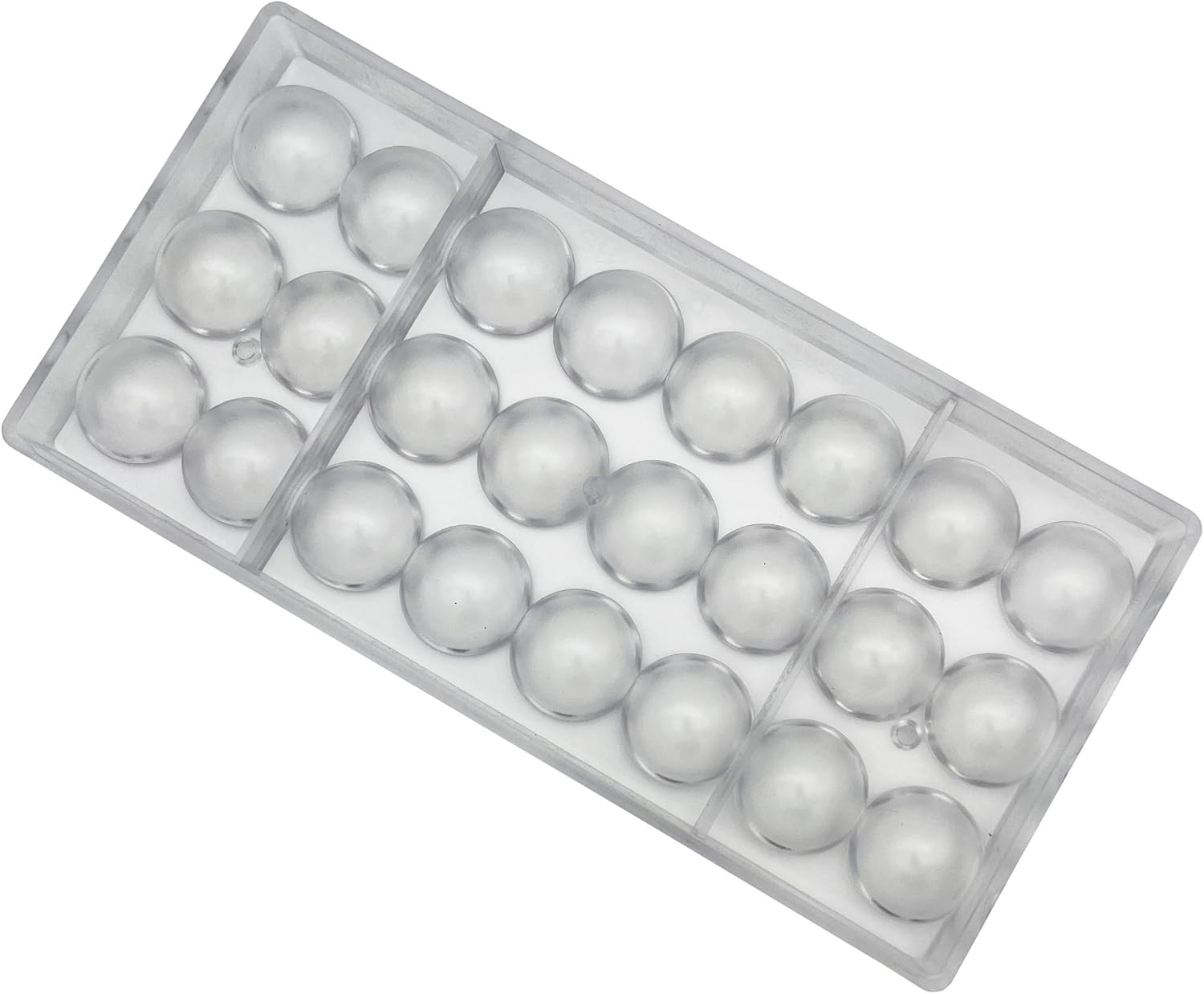 Goldbaking Semi Sphere Chocolate Mould PC Polycarbonate Hemisphere Chocolate Mold (S 1.2Inch) image number 3