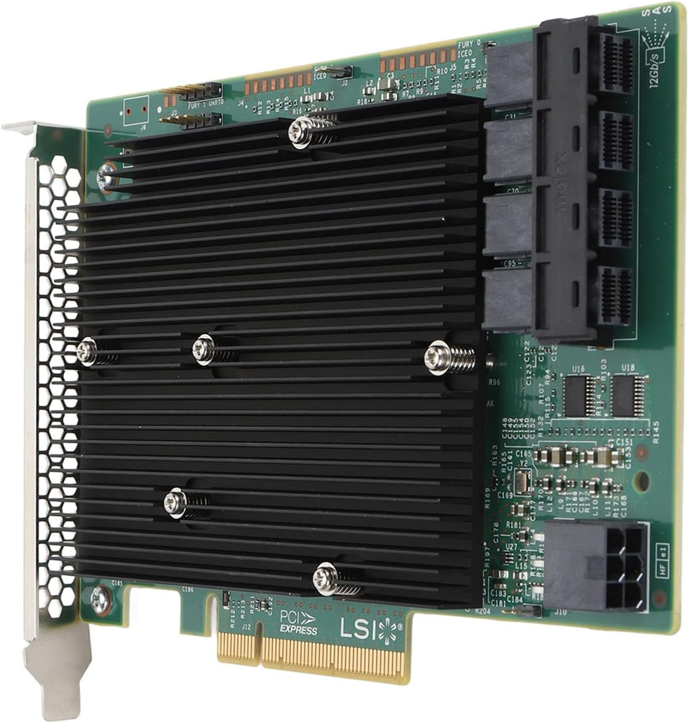 LSI SAS 9300 16I HBA Card, High Speed Transfer, 16 Ports, External Device Connectivity, Pcie 3.0 Bus Type, 1024 Non RAID SAS, Devices, for Windows, Linux, Vmware, Freebsd image number 5
