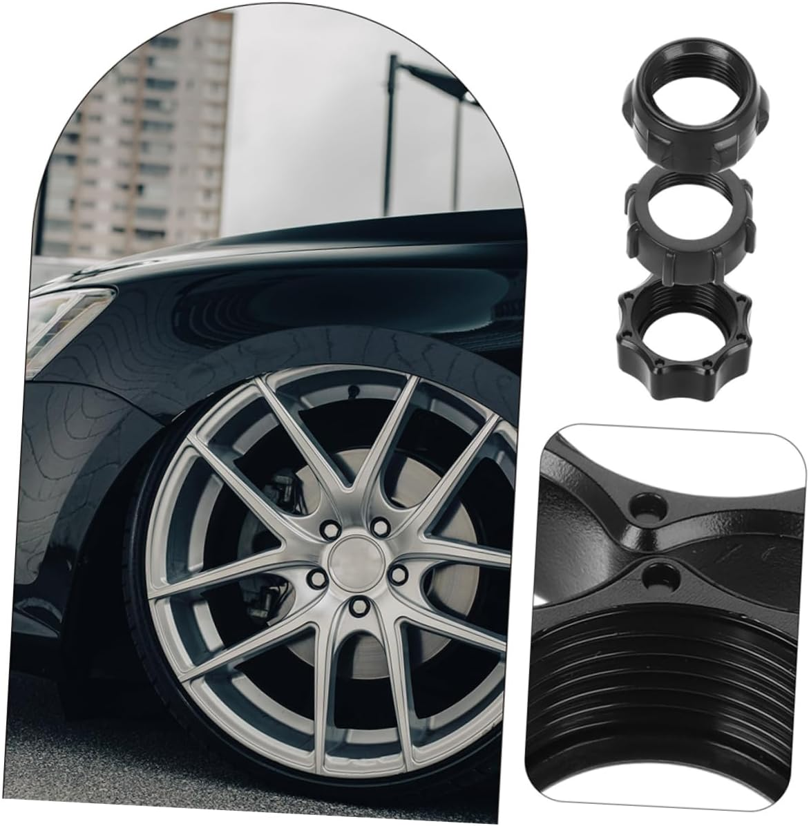 Iplusmile 30Pcs Car Mount Screw Nut Joint Fixed Adapter for Phone Holders Compatibility Easy Installation Includes Star Standard for Vehicle Air Outlet image number 4