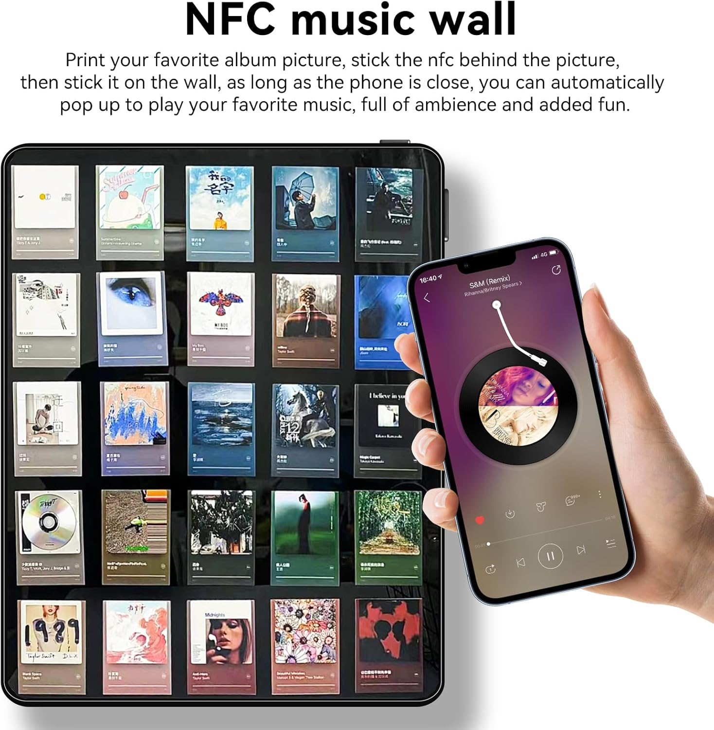 12 X NTAG215 NFC Stickers NFC Tags Rewritable NFC 215 Tag White with NFC Chip 25Mm (1 Inch) Round, Compatible with Tagmo and All NFC Enabled Devices image number 2