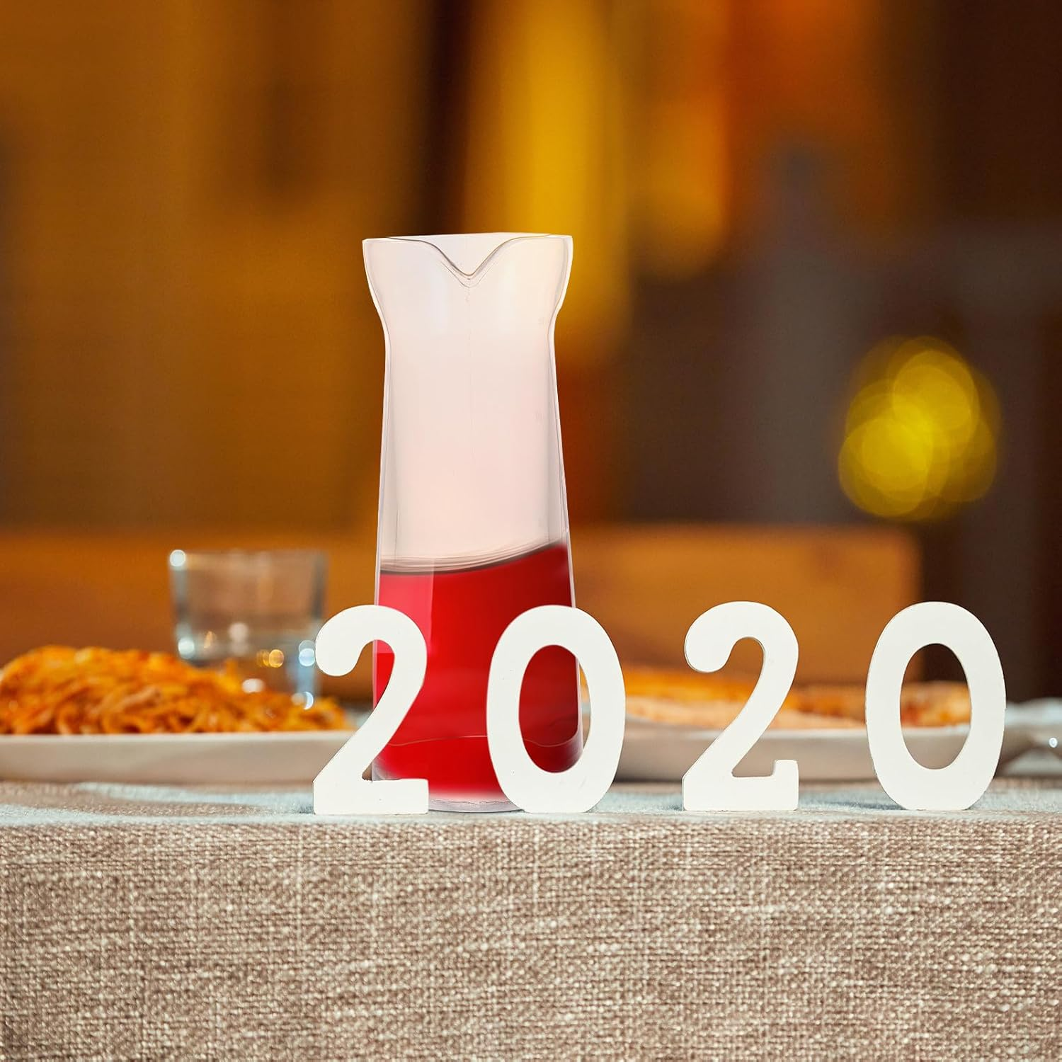 Tofficu Wine Decanter 200Ml Liquid Pitcher with Scale, Graduated Liquor Dispenser for Home Use, Red Wine and Spirits Serveware Suitable for Dining and Entertaining image number 1