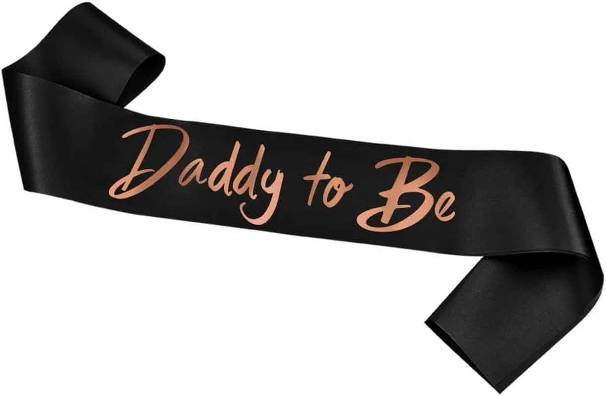Daddy to Be Baby Shower Sash Gift Dad Father Favours Party Decorations Supplies