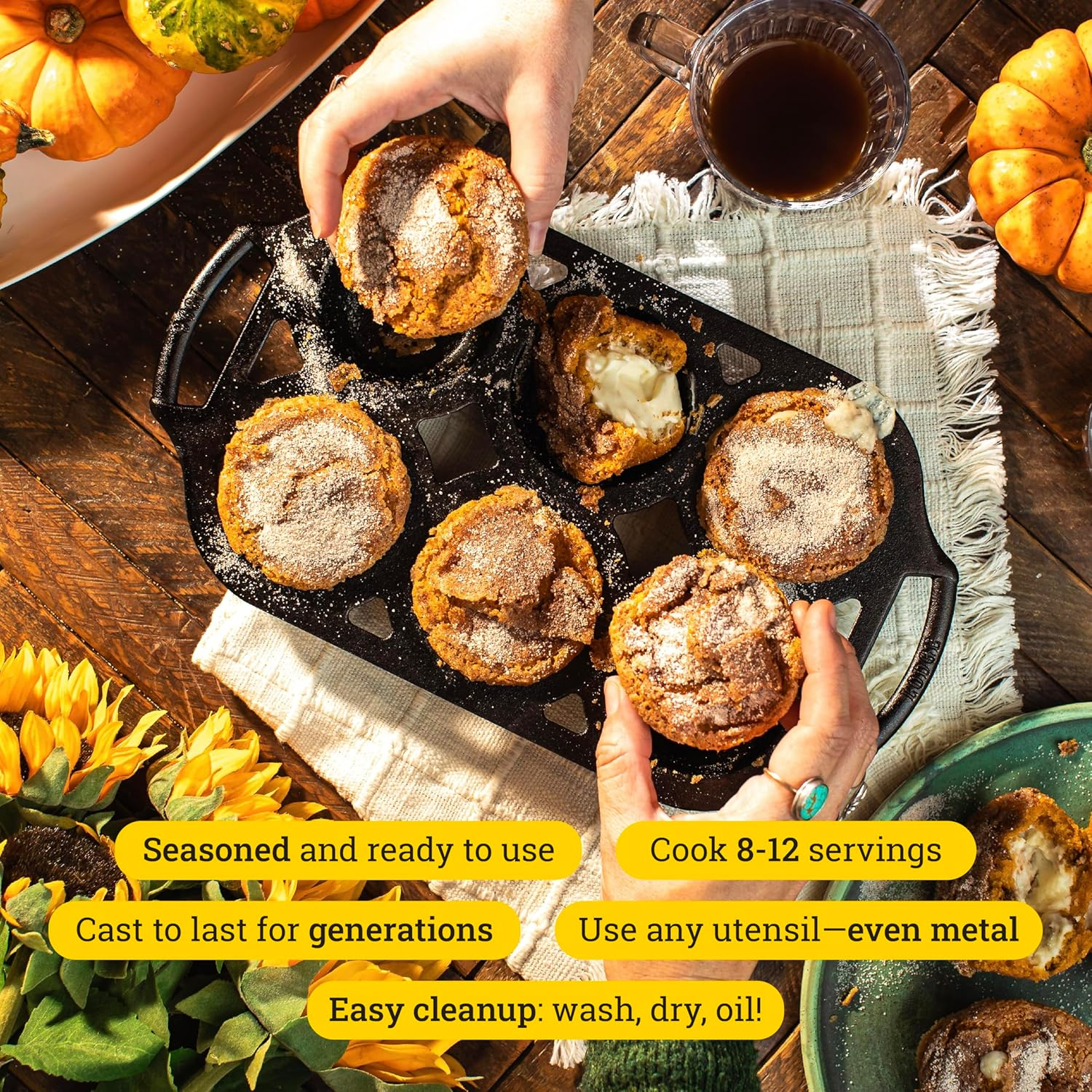 Lodge Cast Iron Baker&rsquo;S Favorite Set