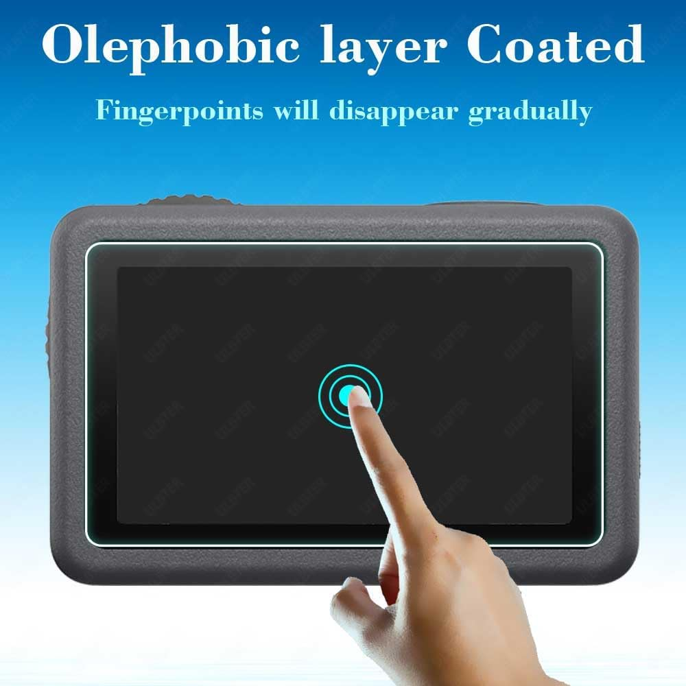 ULBTER Lens Screen Protector for DJI OSMO Action 6 Camera [9Pack], Tempered Glass Cover 9H Hardness Ultra-Clear Anti-Scrach Anti-Fingerprint Anti-Bubble image number 4
