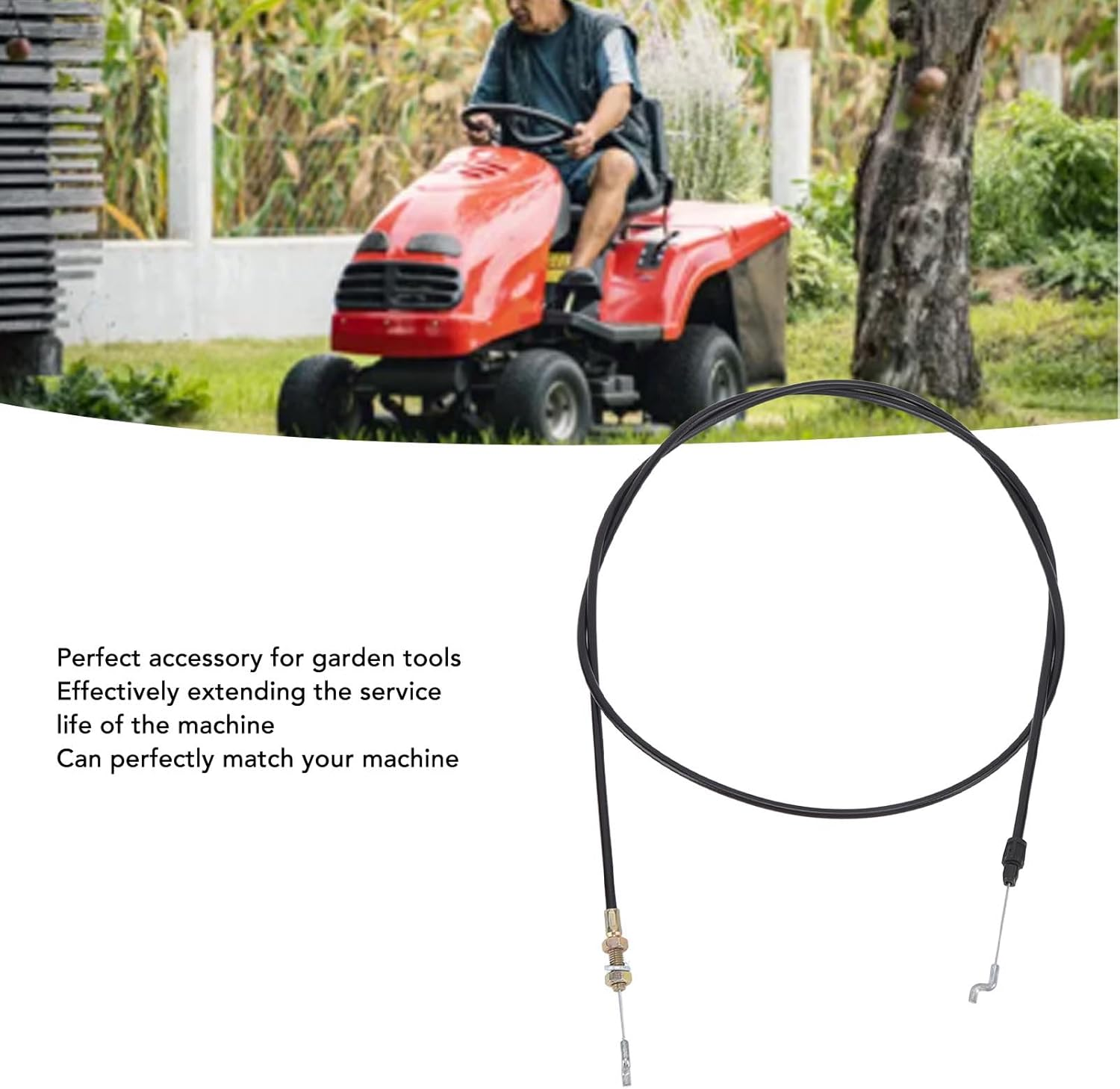 Transmission Shift Cable, Control Shift Cable, Transmission Shift Cable Replacement for 7460935A 7460935 9460935A Lawn Tractor image number 2