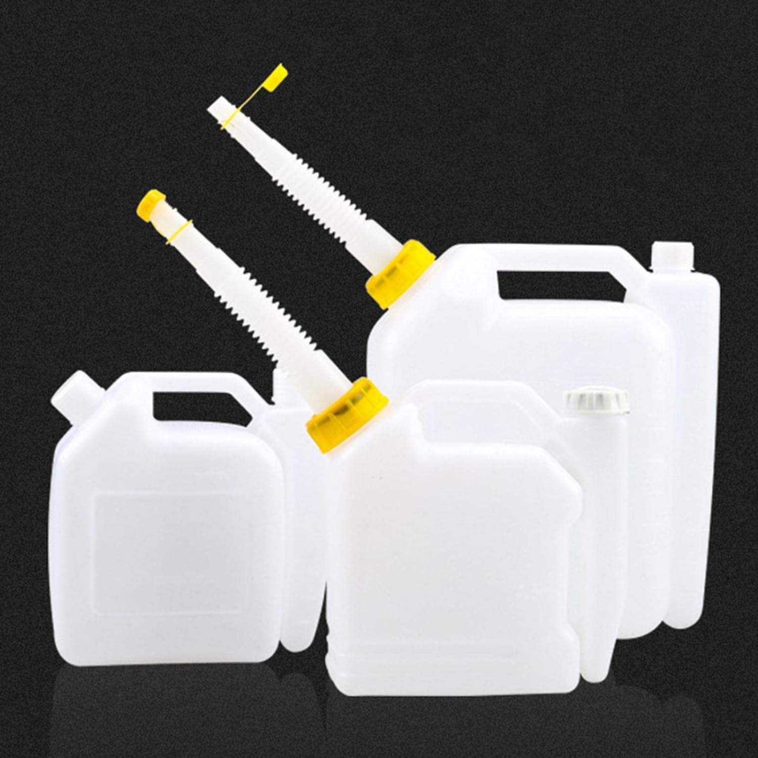 Generic Fuel Oil Mixing Bottle 2-Stroke Large Capacity Ratio Bottle Fuel Mixing Bottle Canister Thickened Fuel Mix for Dispensing Engine, 4L with Spout image number 6