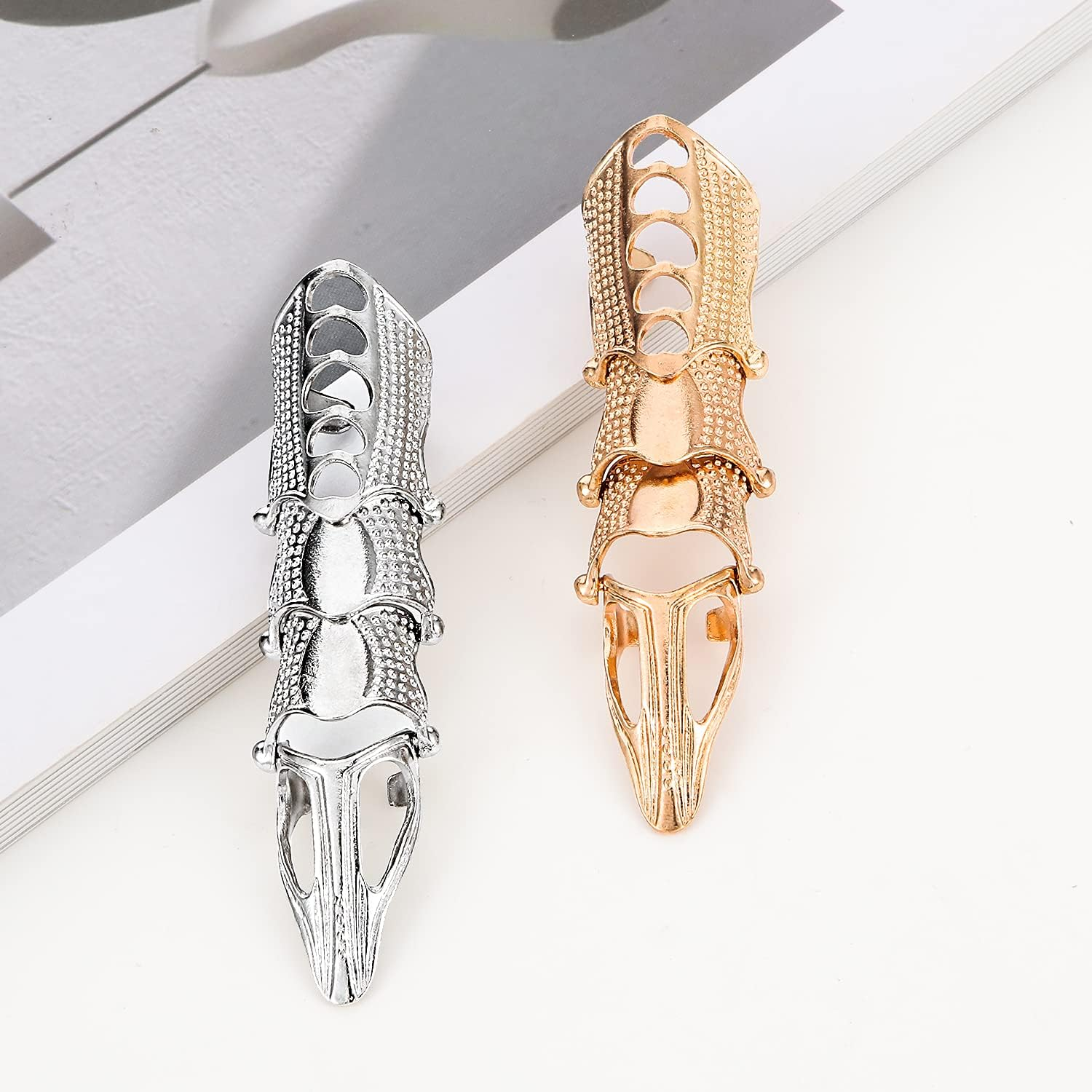 1 X Cosplay Dangan Ronpa Super Danganronpa 2 Gothic Celestia Punk Finger Bone Ring image number 4