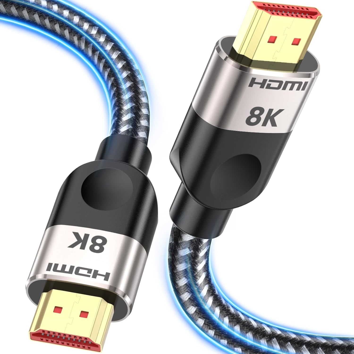 Southlight HDMI 2.1 Cable 5M,8K@60Hz 4K@120Hz Ultra HD Cable High-Speed Lead 48Gbps,7680X4320,Supports Earc HDR10 HDCP 2.2 & 2.3 DTS: X 3D CEC Compatible with All HDMI Devices Pc/Tv/Hdtv/Blu-Ray image number 5