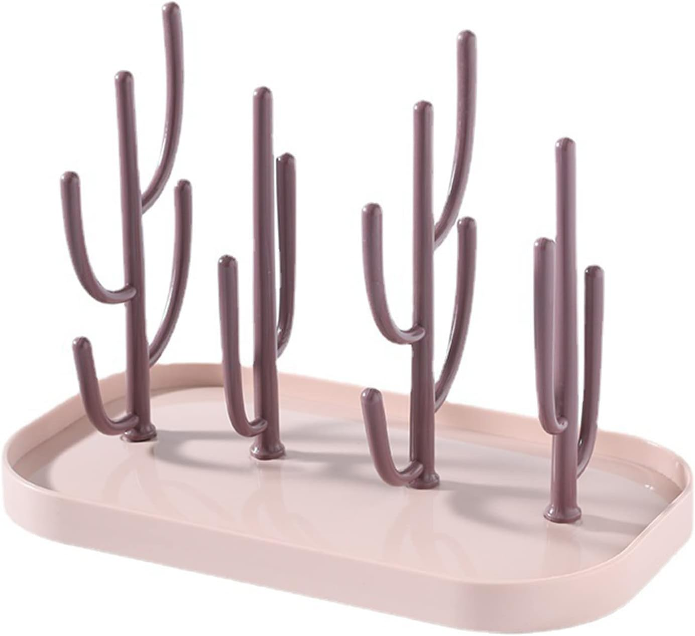 Baby Essentials,Bottle Drying Rack,Baby Bottle Drying Rack,Drying Rack for Kitchen Counter,Detachable Bottle Dryer Holder with Base.For Nipples,Cups,Pump Parts and Accessories(Green)