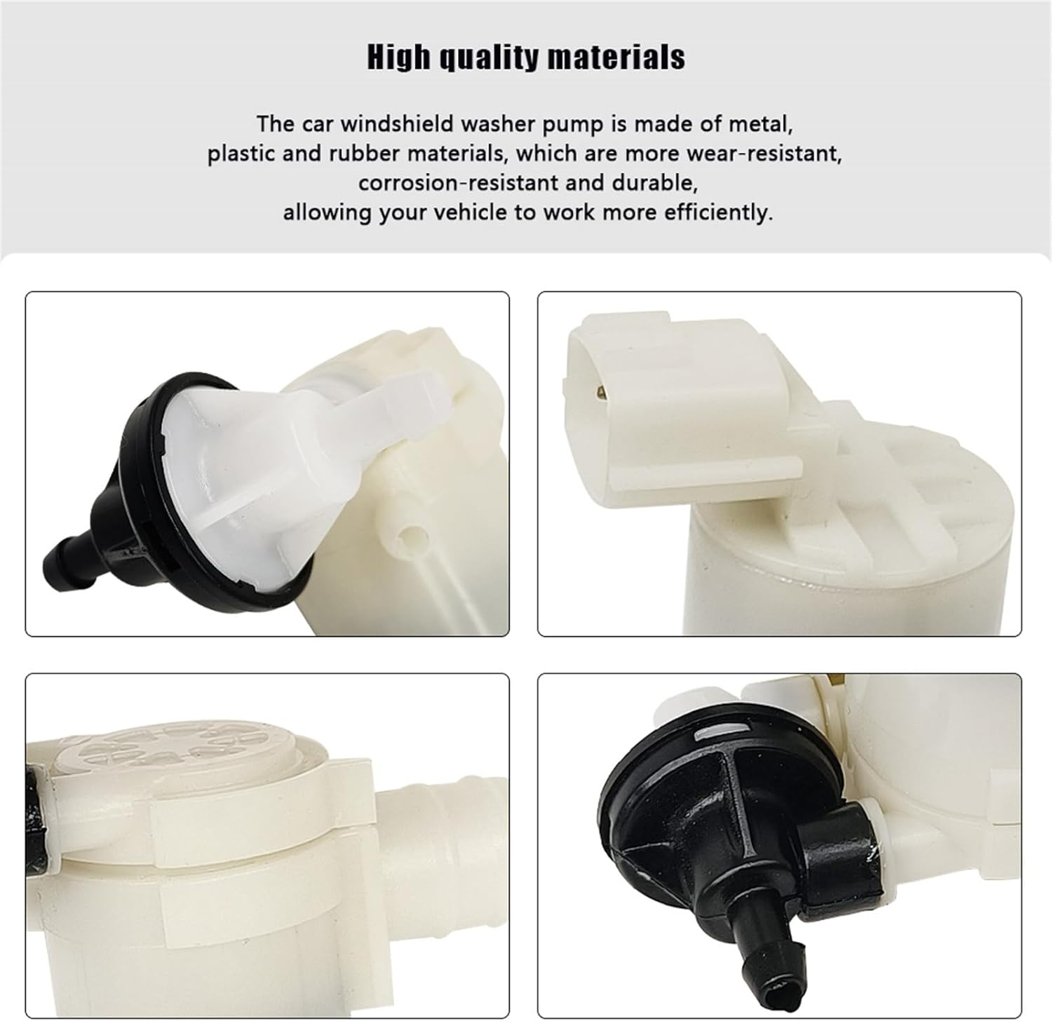 Windshield Washer Pump Compatible with Mazda CX-3 2015-2020 Replace D651-67-482A Windscreen Washer Pump image number 6