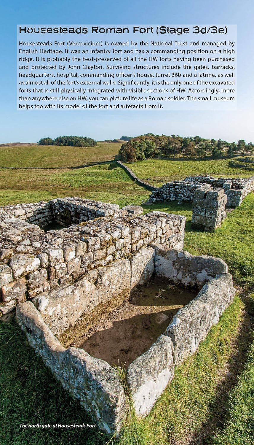 Trekking the Hadrian'S Wall Path (National Trail Guidebook with OS 1:25K Maps): Real OS 1:25K Maps Inside image number 5