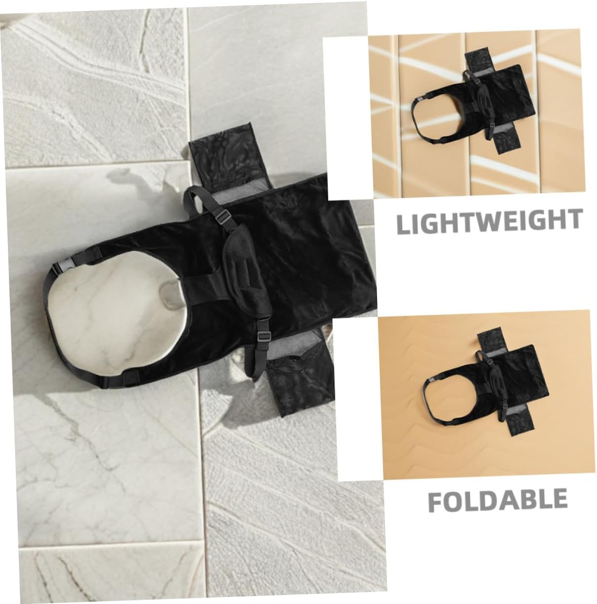 SUPVOX Airplane Travel Bed Portable Lightweight Foldable Seat Extender with Travel Footrest Flight for Long Distance Trips