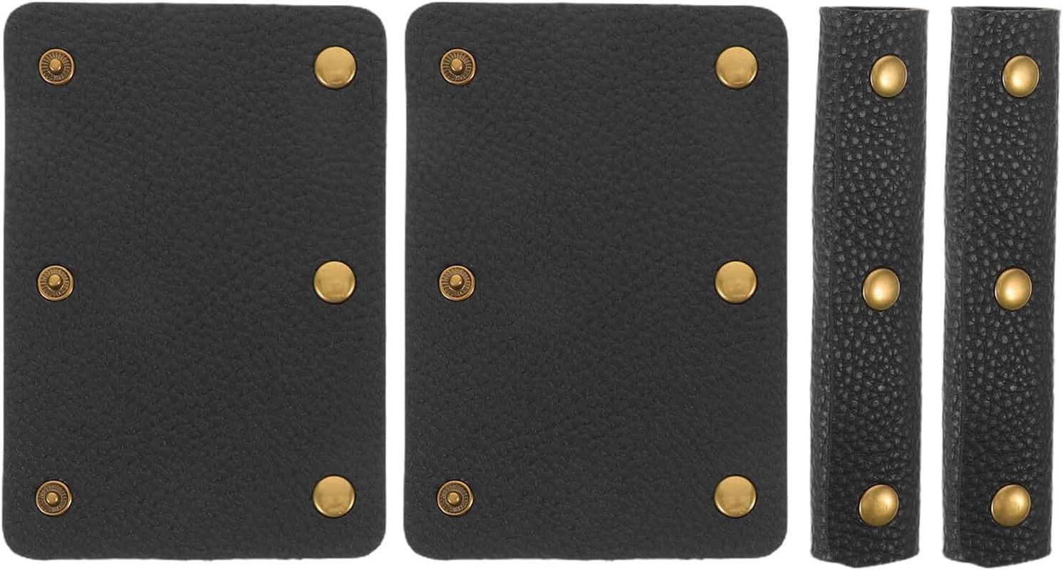 GARIOUANS 4Pcs PU Leather Handle Wraps Soft Grip Luggage Strap Cover Bag Handle Protector for Suitcase Handbag Purse Wallet Tote Shoulder Bags Travel Accessory image number 6