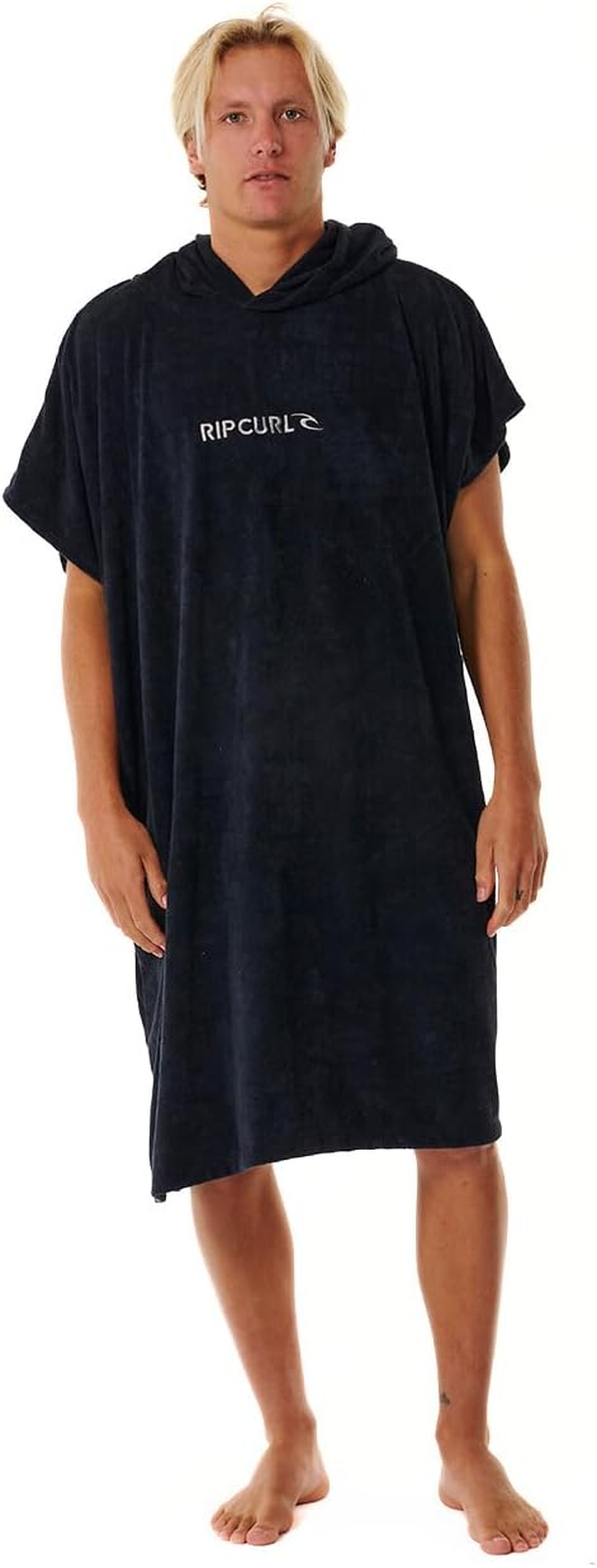 Rip Curl Men'S Brand Hooded Towel, Black/Grey, Onesize