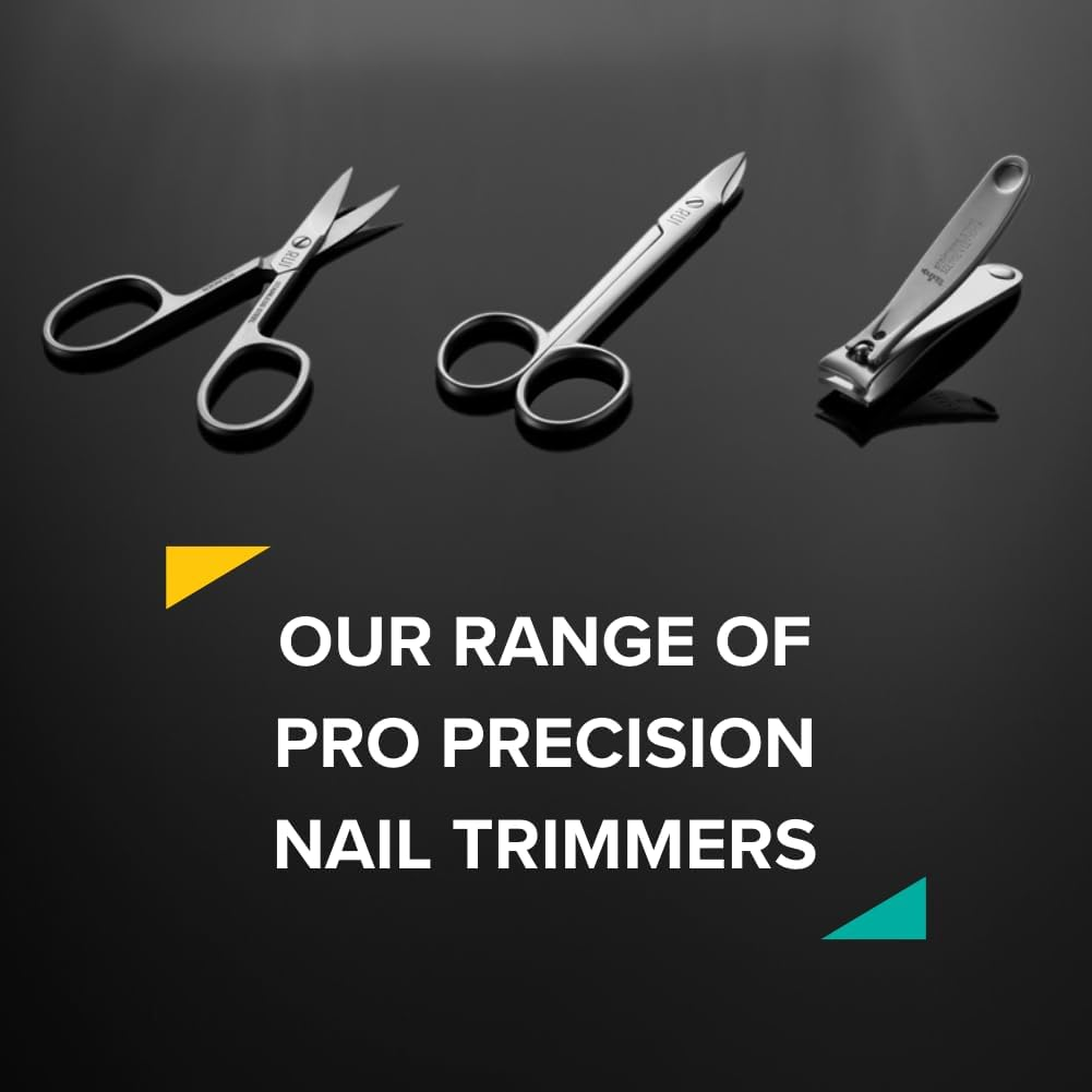 Rui Smiths Pro Precision Nail Clippers | Topinox Stainless Steel Manicure Pedicure Trimmer, Curved Cutting Edges, Travel Size, 6Cm Length | Made in Solingen, Germany image number 1