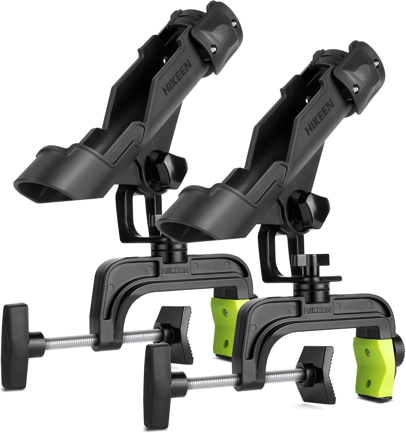 Hikeen Fishing Rod Holders for Boat, Upgraded Fishing Pole Holders with Enlarge Clamp for Most Rod, Adjustable Fishing Rod Rack Fit Round/Square Tubes image number 6