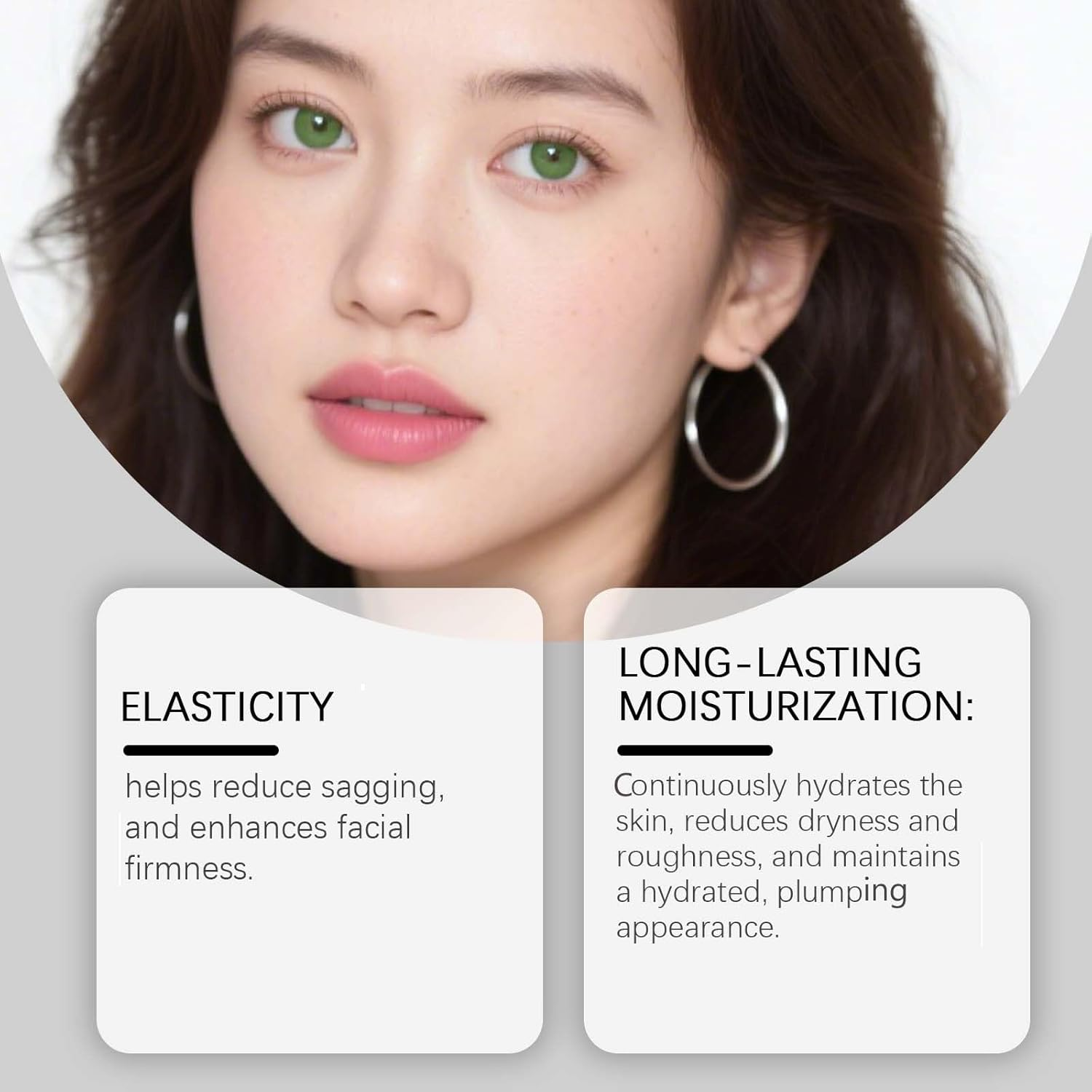 Peptide Collagen Firming Essence Cream, Anti-Wrinkle Lotion for Face & Neck, Tightening & Lifting Sagging Skin, Polypeptide Collagen Elastic Essence for Firm, Elastic & Tender Skin (2PCS) image number 3