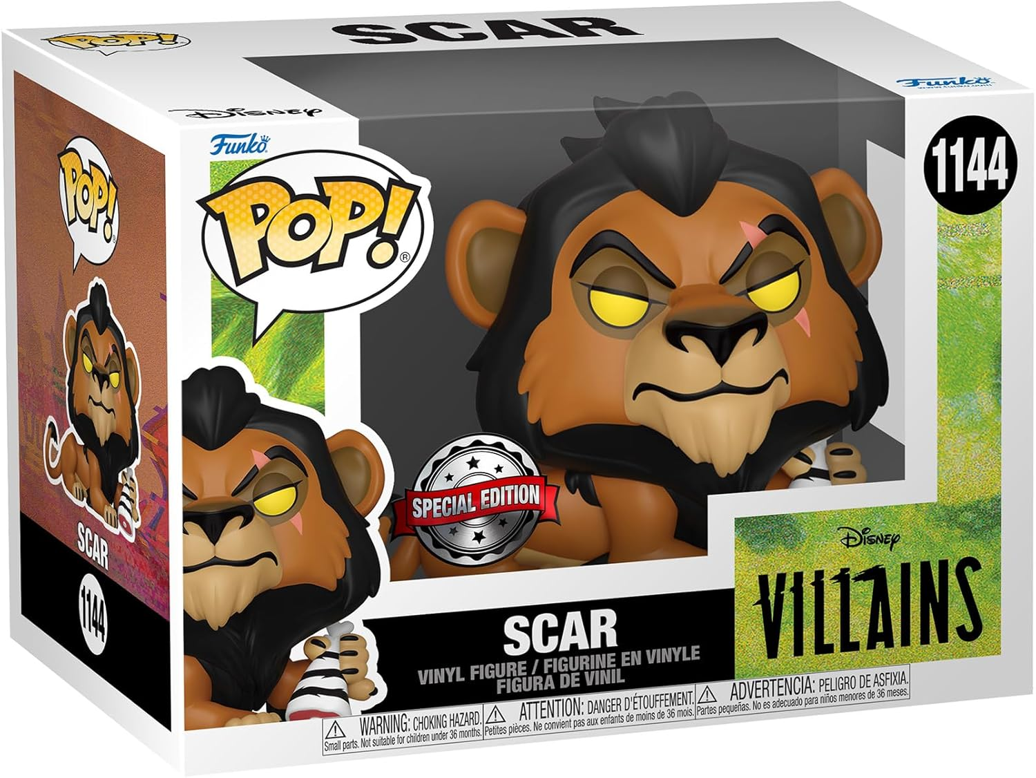 Pop Disney Lion King Scar with Meat Vinyl Figure image number 2