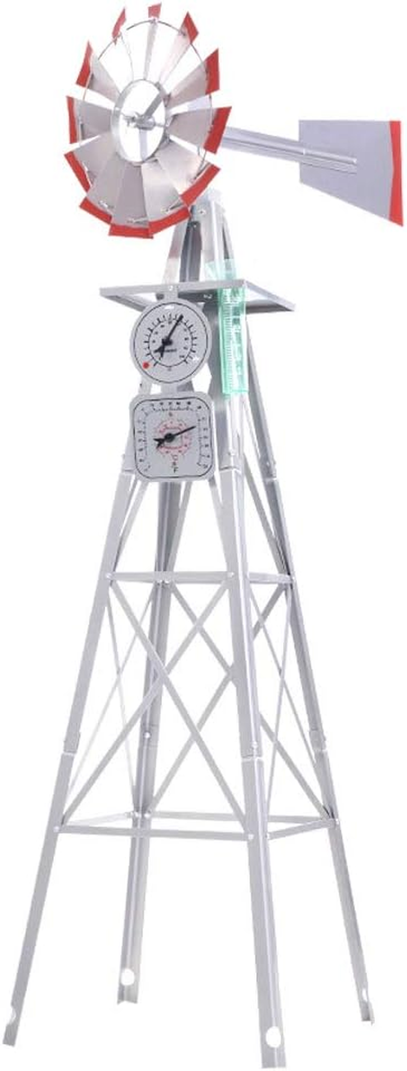 Gardeon Garden Windmill 4FT 146Cm Metal Ornaments Outdoor Decor Ornamental image number 6