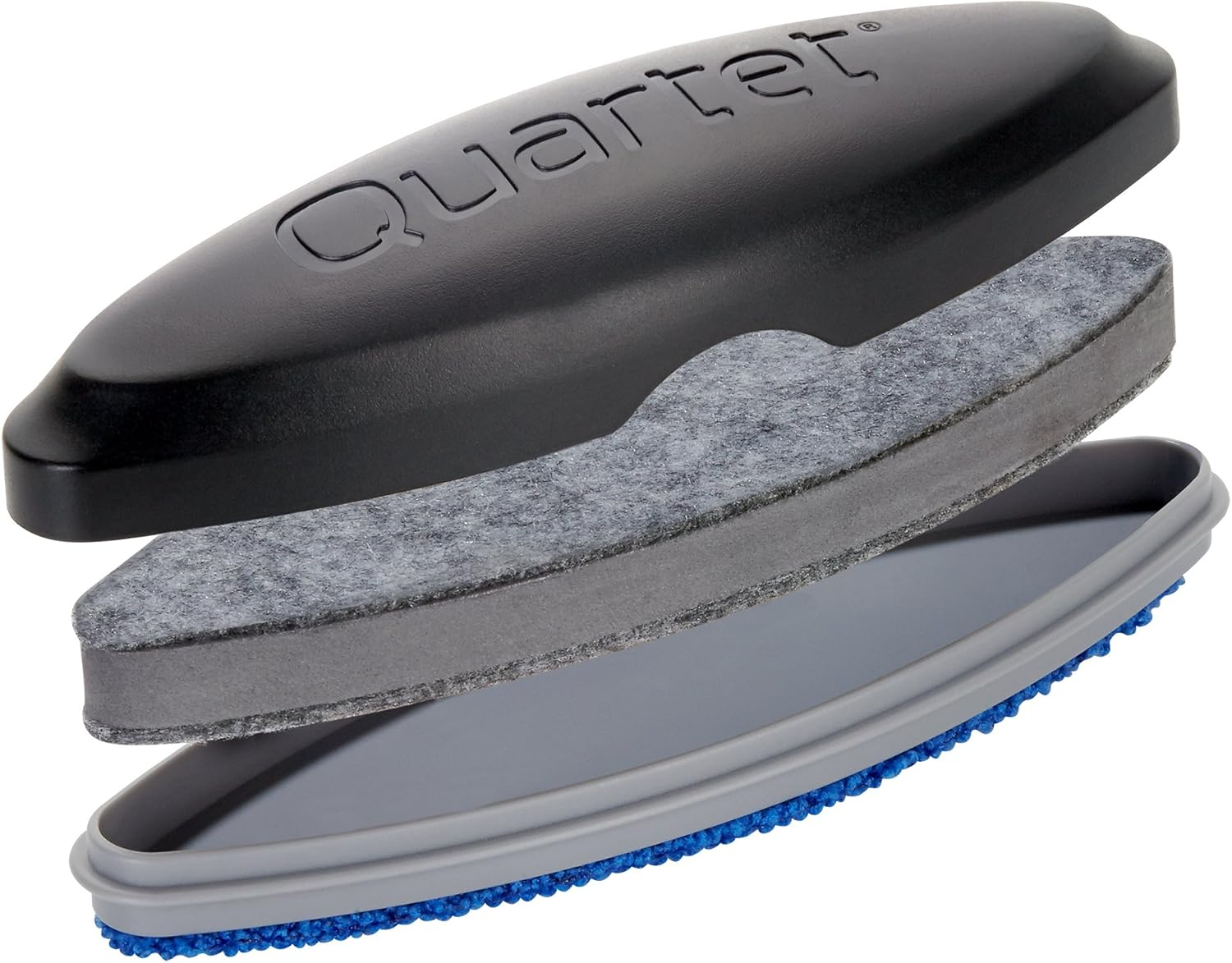 Quartet Eraser, Premium, 3-In-1, Whiteboard/Chalkboard, Magnetic, 6-1/2"X1-3/8, Black (BFEB3) image number 6