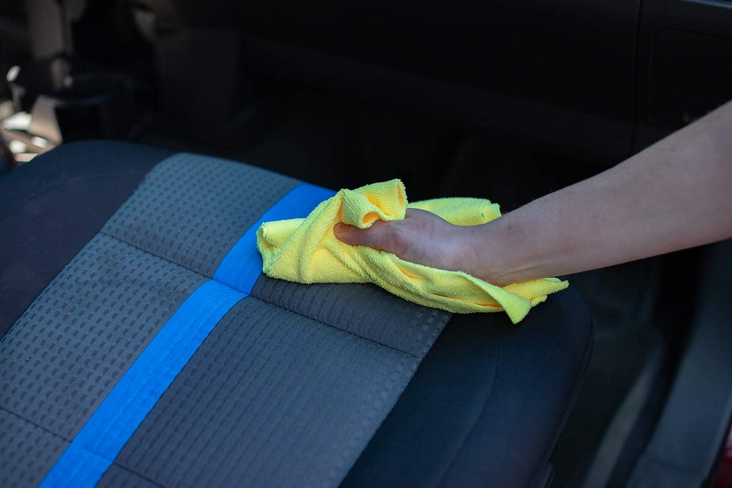 The Rag Company - Edgeless 300 - Microfiber Detailing Towels, Perfect for Removing Polishes, Sealants, and Glaze; Great for Interior Cleaning and Dirty Jobs; 300GSM, 16In X 16In, Ice Grey (10-Pack)