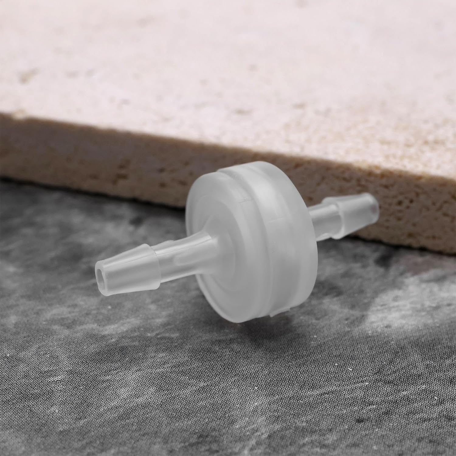 Emagtech 5PCS 1/8 Inch (3Mm) One-Way Check Valve 30.6X14.9Mm PP Non-Return Check Valve for Water Fuel Oil Air Gas Pneumatic Systems image number 3