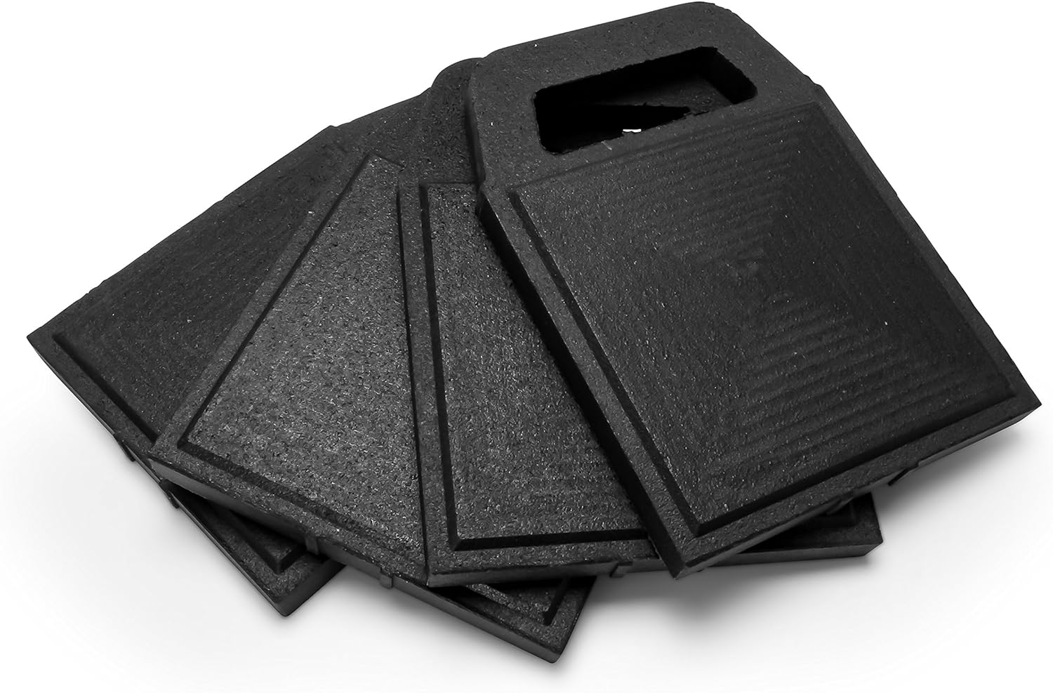 Camco Camper/Rv Stabilizing Jack Pads - Features Interlocking Design & Includes Handy Strap for RV Storage and Organization - Molded of Strong UV Stabilized Polypropylene - 4-Pack (44595) image number 3