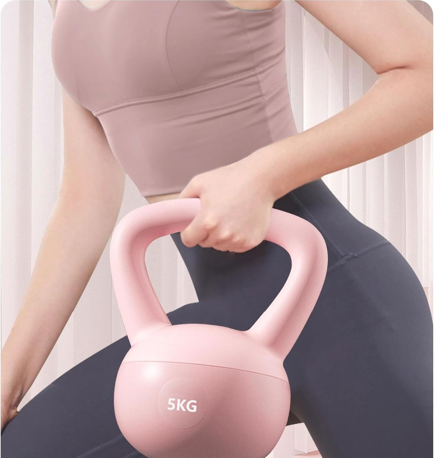 PVC Soft Kettlebell for Home Workouts &ndash; Ideal for Strength Training, Muscle Building, Conditioning, and Core Exercises