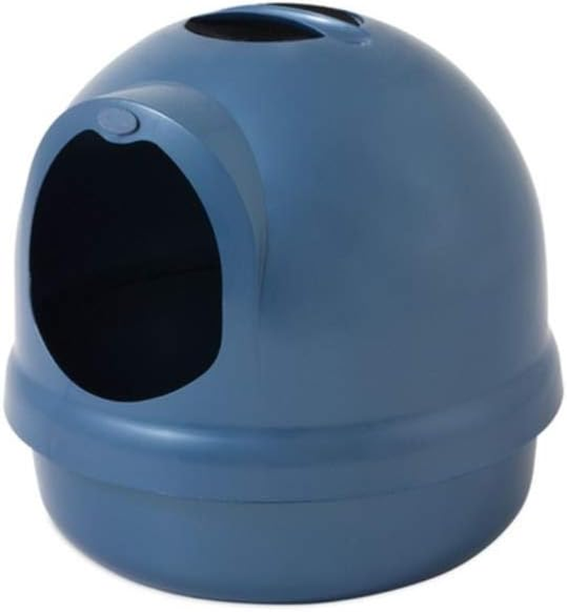 Booda Petmate Dome Cat Litter Box for Indoor Cats, Titanium image number 2