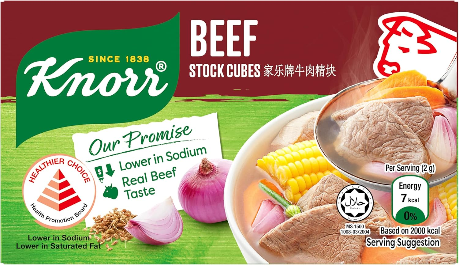 Knorr Beef Stock Cubes (60G)