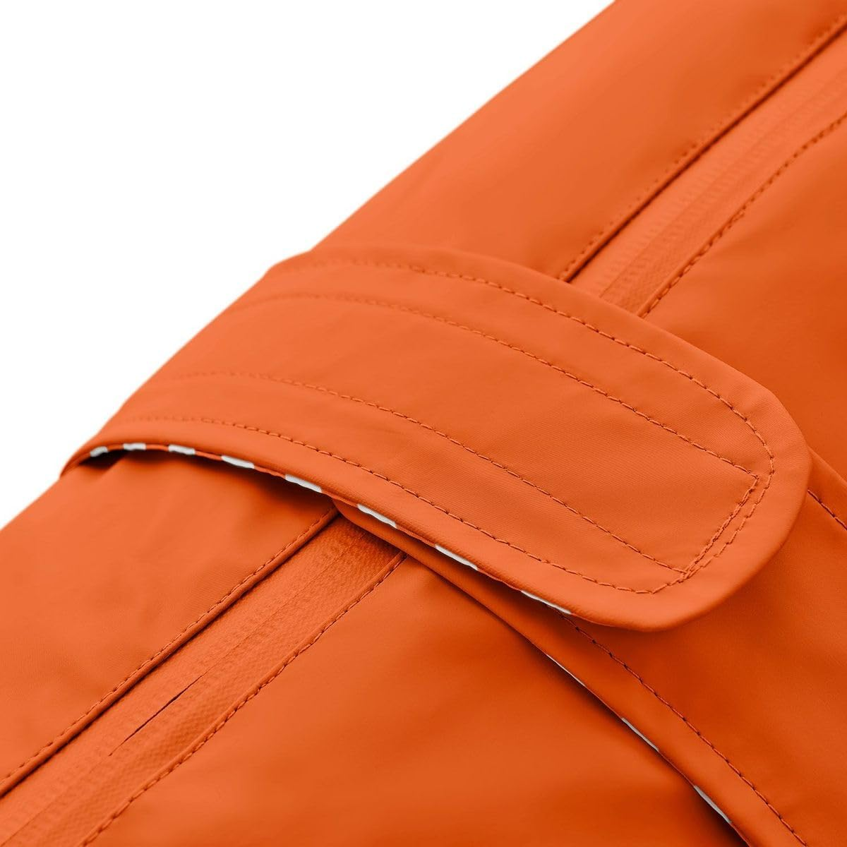 Hunter Milford Dog Raincoat, Colour: Orange, Ergonomic Fit for Optimal Protection, Individually Adjustable, Zip for Harness Carrier, Easy to Clean & Washable at 30 &deg;C, Size: 50 image number 4
