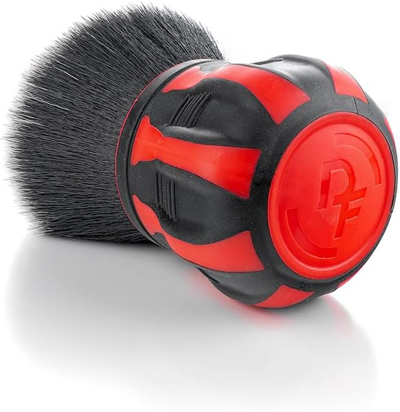 Detail Factory - Curveball XL Synthetic Brush - Ultra Soft Bristles, Comes with Storage Rack, Covers Large Area inside or outside Vehicles, Red image number 2