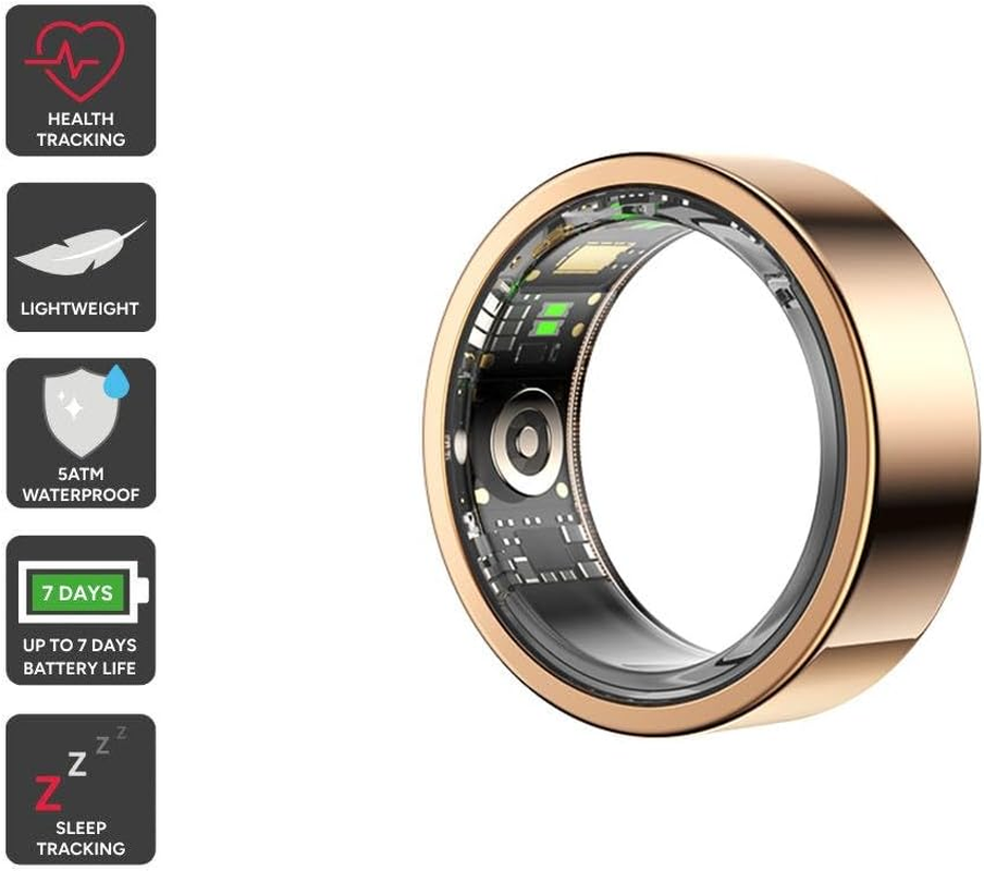 Kogan Aura Smart Ring (Rose Gold, Size 10) - KAASRRGD10A image number 4