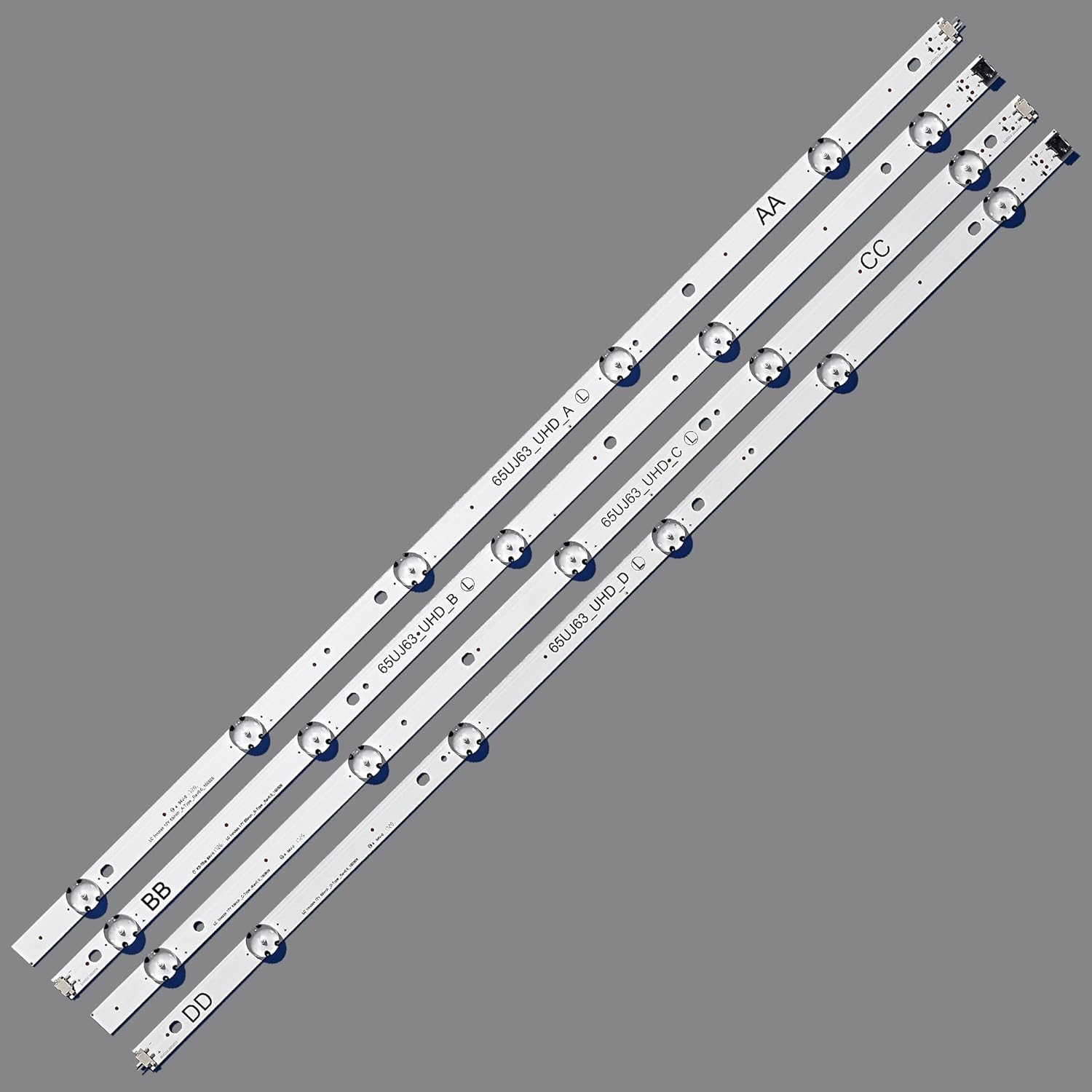 LED Backlight Strip 10 Lamp Fit for LIG 65" TV 65UJ6300 65UJ630V Fit for Innotek 17Y 65Inch_A SSC_65UJ63_UHD_A B C D EAV63673007 image number 2