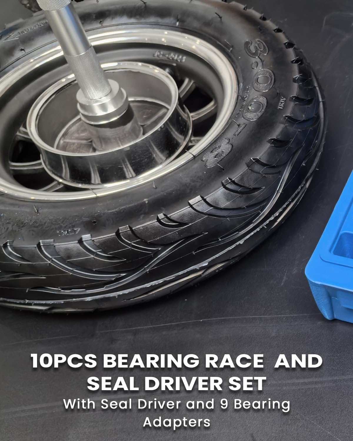Bearing Press Kit, 10Pc Bearing Race and Seal Driver Set with Seal Driver and 9 Bearing Adapters, Seal Installer Bearing Driver Kit for Bearing Installation image number 6