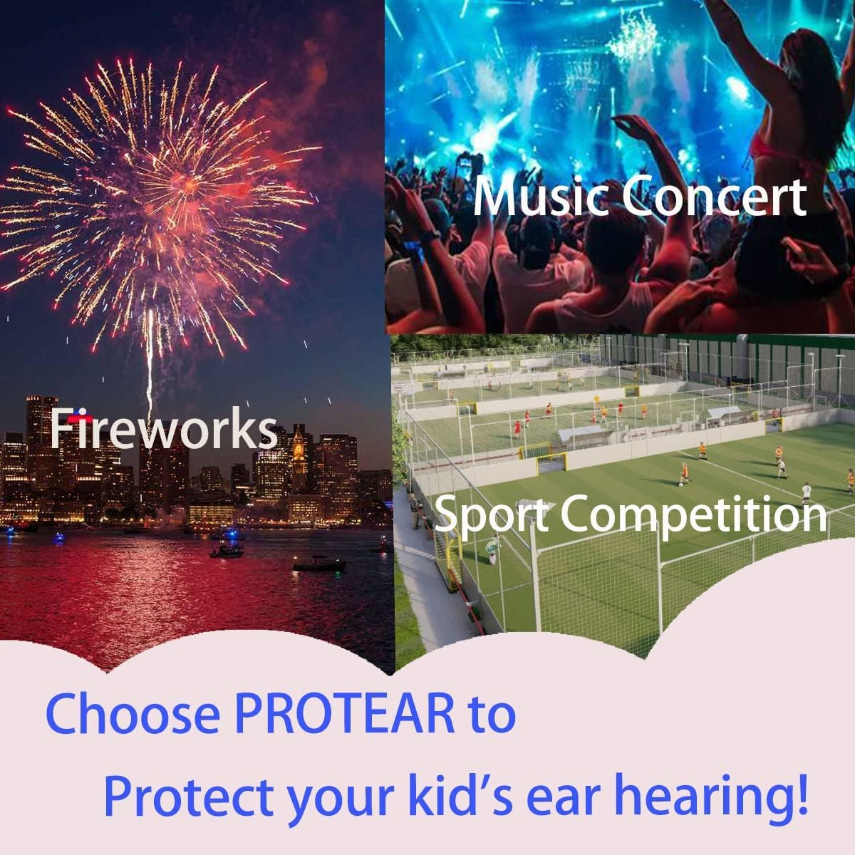 Kids SNR 28Db Noise Reduction Ear Protection Safety Ear Muffs image number 2