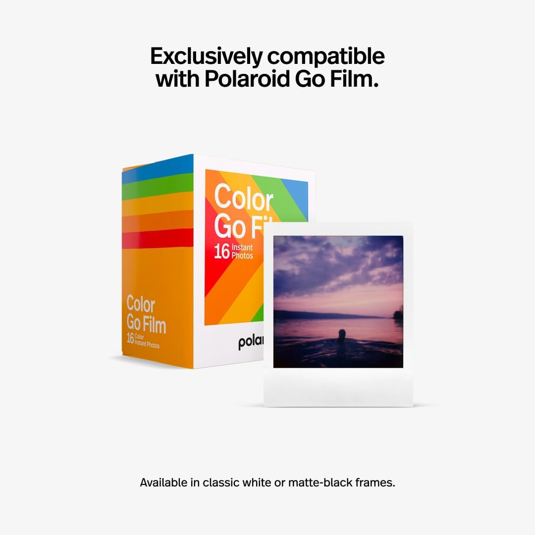 Polaroid Go Generation 2 - Mini Instant Camera + Film Bundle (16 Photos Included) - White (6282) - White image number 5
