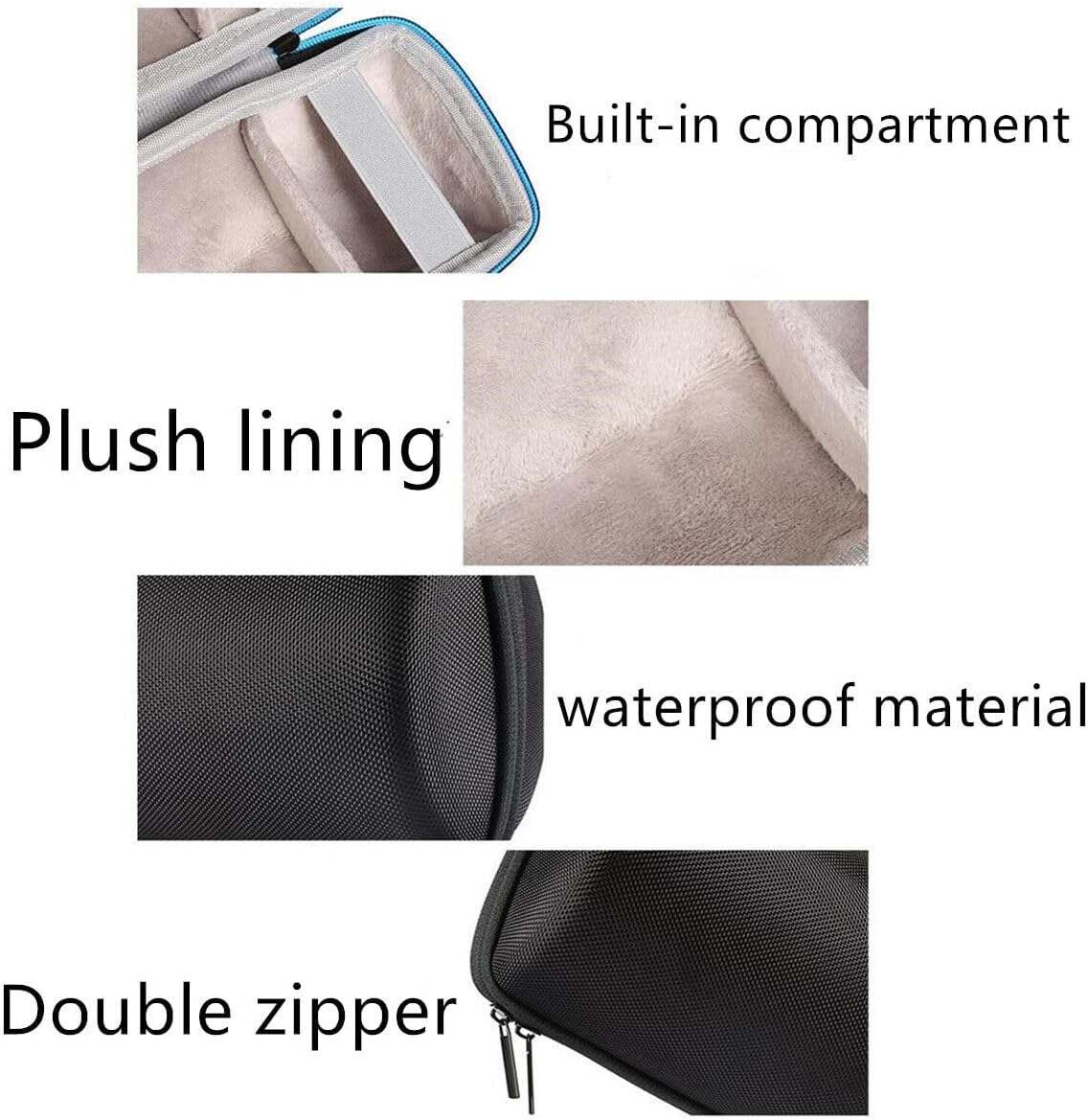 Levigo Bluetooth Speaker Portable Protective Hard Case Compatible with Bose Soundlink Revolve Shockproof Small Bottle Storage Bag