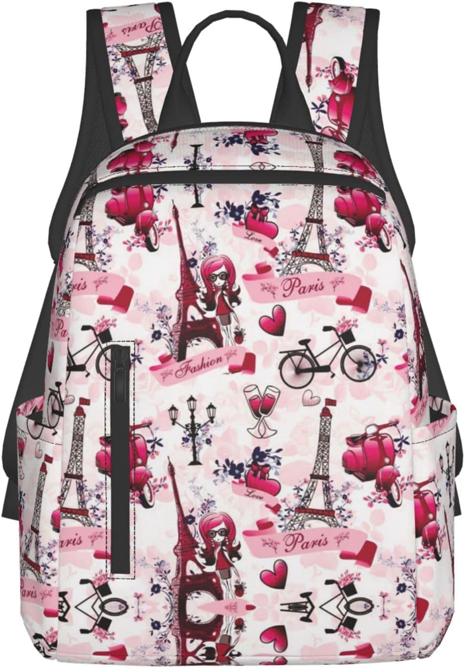 Obabo Abstract Blue Light Leisure Backpack,Laptop Backpack,Travel Bags,Multi-Purpose Backpack,Unisex,Portable,Comfort image number 5