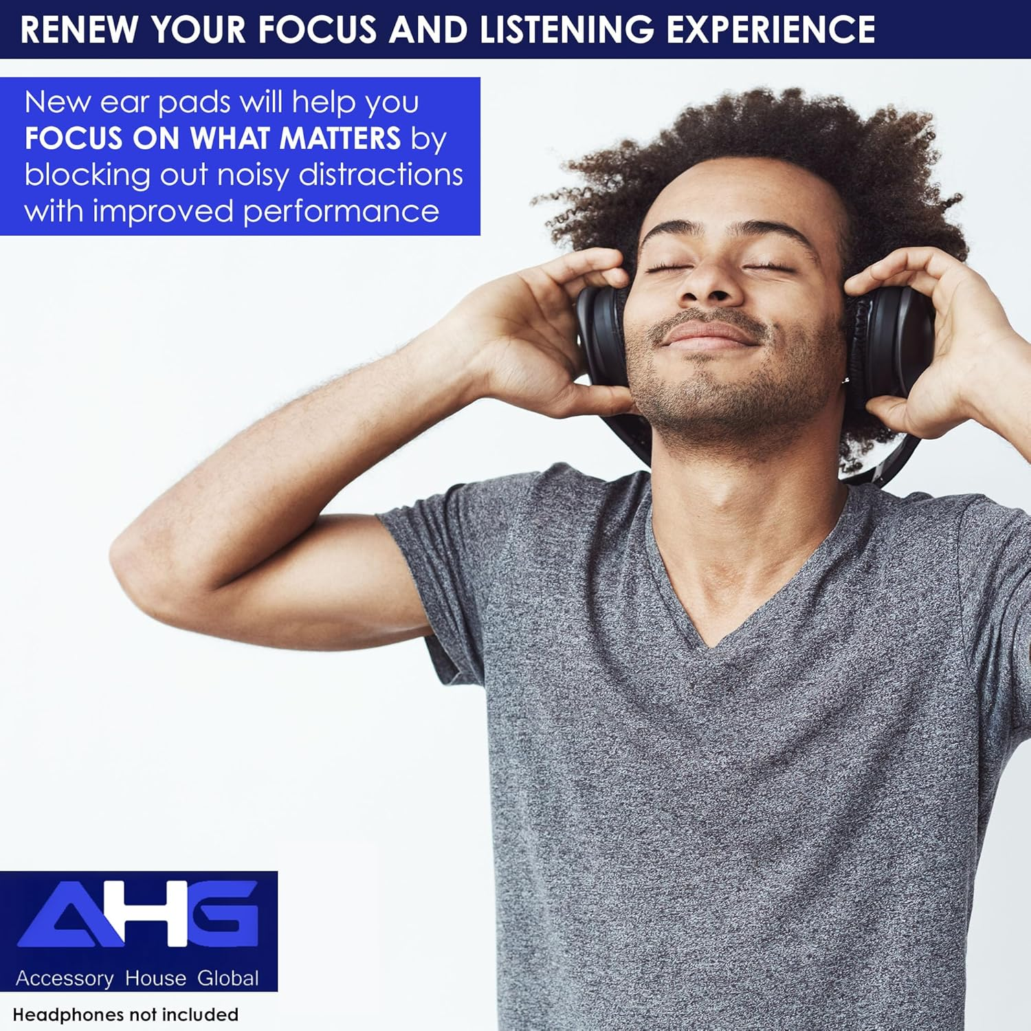 Replacement Ear Pads Compatible with Sony WH-H900N H.Ear on 2 and Sony H.Ear on MDR-100ABN Headphones (Black) image number 6