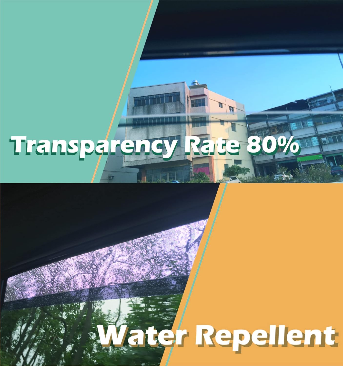 YW AUTO Out-Channel Ventvisor/Window Deflectors/Window Visor | Fits 2024 - on BYD Shark 6, 4 Pcs. image number 1