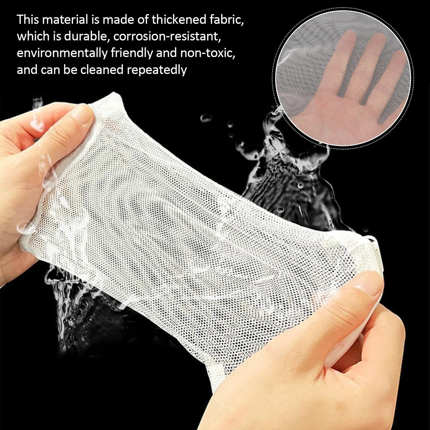 10 Pcs Aquarium Filter Media Bags, Media Mesh Filter Bags, Mesh Filter Bags, Fish Tank Media Mesh Filter Bag, Aquarium Small Filter Bags with Zipper, for Fish Tank Activated Carbon, Charcoal