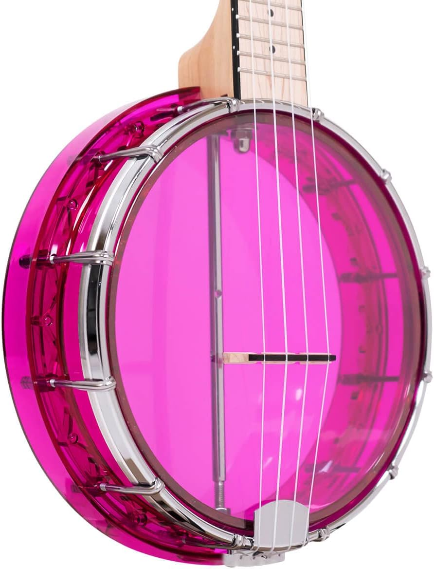 Gold Tone Little Gem Ukes, 4-String Ukulele, Right, Purple (LG-A) image number 5